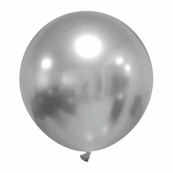 Palloncino in lattice 24'' 61 cm Titanium Platino *