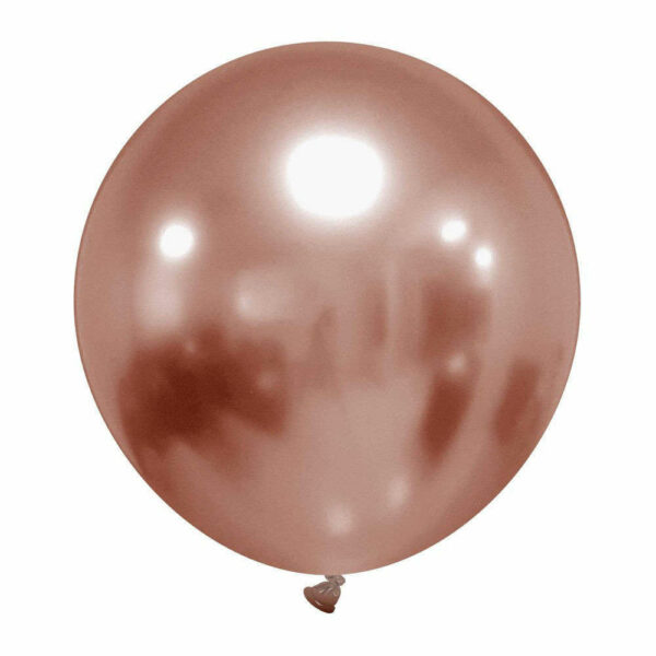 Palloncino in lattice 24'' 61 cm Titanium Rosa Gold *