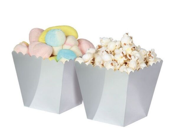 Sweety Box Argento Metal 6,5x8x6,5 cm 6 pz