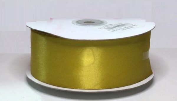 Rotolo Nastro Doppio Raso Oro 40 mm 50 metri *