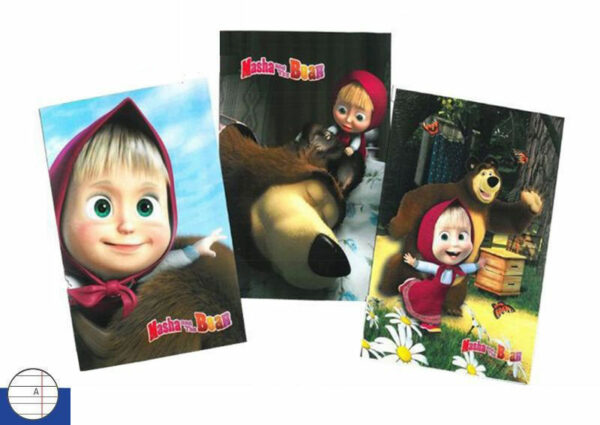 Maxi Quaderno Masha & Orso rigo A *