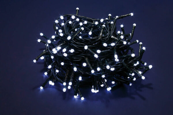 Serie Luci 180 LED Bianco Freddo Uso Esterno con 8 funzioni *