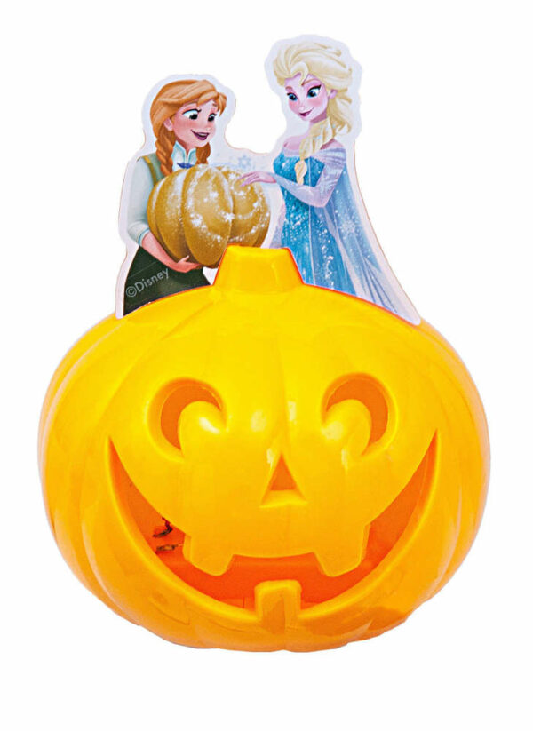 Zucca di Halloween 10 cm luminosa Frozen *