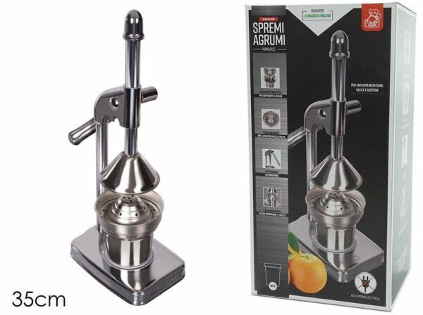 Spremiagrumi manuale in acciaio inox *