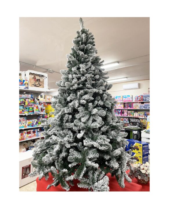 Albero di Natale Uragano Innevato 270 cm
