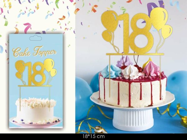 Cake Topper 18 Anni