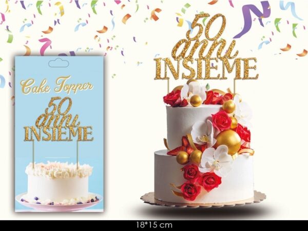 Cake Topper 50 Anni Insieme *