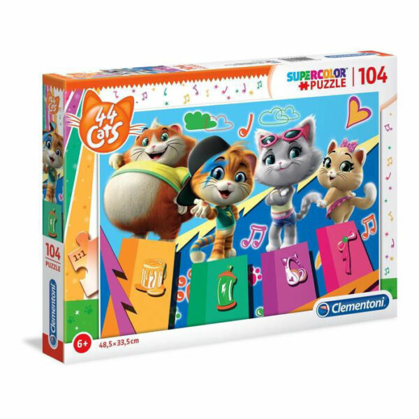 Puzzle 104 Supercolor 44 Gatti *