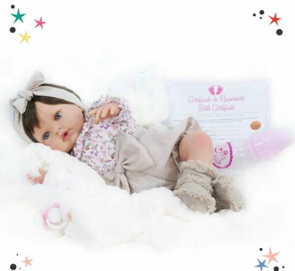 Bambola Flowers Reborn Premium 45 cm di Nines *