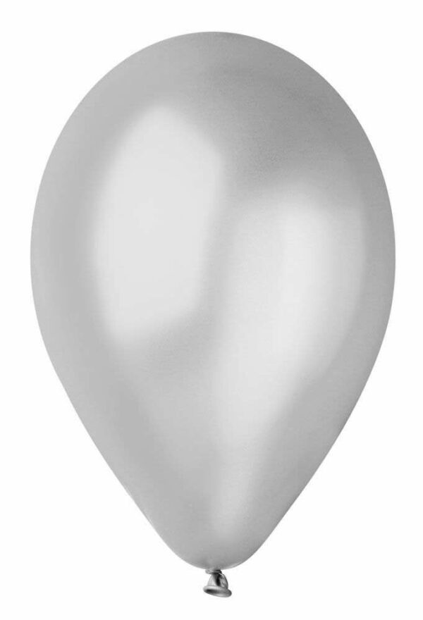 Palloncini in Lattice 10'' 26 cm Argento 16 pezzi *