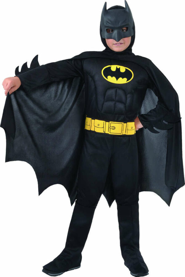 Costume Bambino Batman con muscoli 10/12 anni *