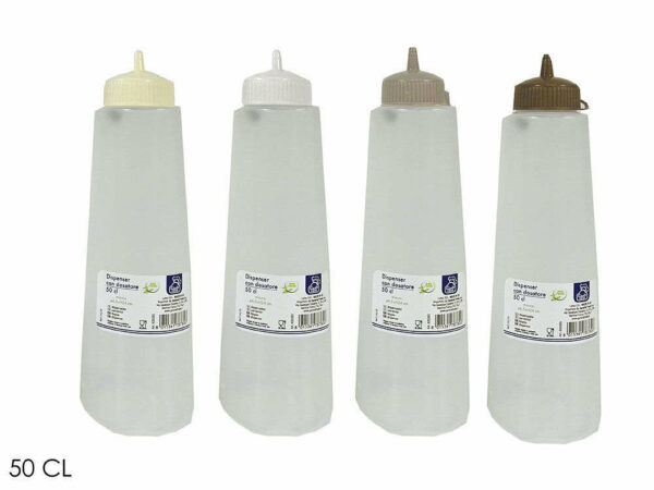 Dispenser 500 ml con dosatore e tappo *