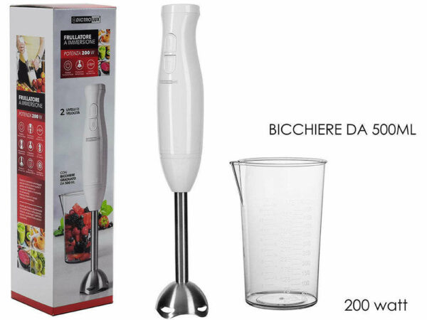 Frullatore Immersione con bicchieri 200 W *
