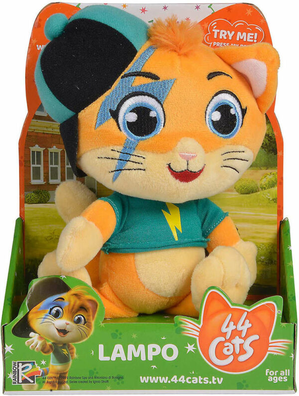 Peluche Lampo 44 Gatti Musicale *