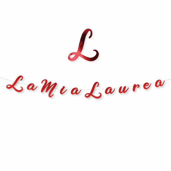 Festone scritta Italic La Mia Laurea 300 cm *