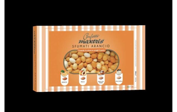 CONFETTI MAXTRIS SFUMATI ARANCIONI RIPIENI 1 KG*