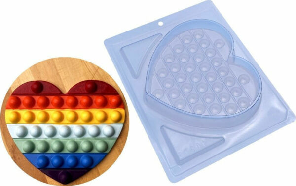 Stampo in plastica Cuore Pop It *