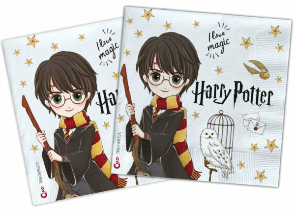 Tovaglioli 33x33 cm Harry Potter 20 pezzi *