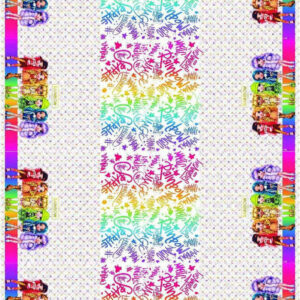 Tovaglia in plastica Rainbow High 120×180 cm *
