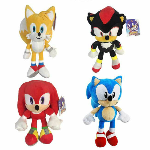 Peluche 30 cm personaggio Sonic - assortito *