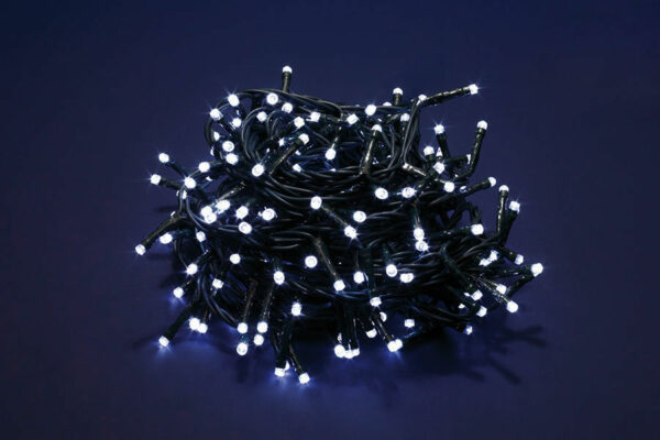 Serie 750 Led 8 Giochi di Luce - Bianco Freddo - Uso Esterno/Interno *
