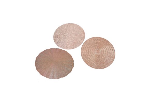 1 Tovaglietta Natalizia sottopiatto 38 cm Rosa Antico Modelli assortiti