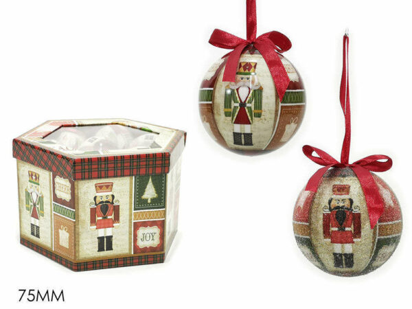 Set 14 Palle 75 mm decorazione Soldatino *