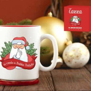 Tazza in ceramica io credo a Babbo Natale *