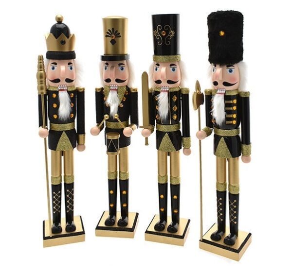 Schiaccianoci 55 cm Nero e Oro *