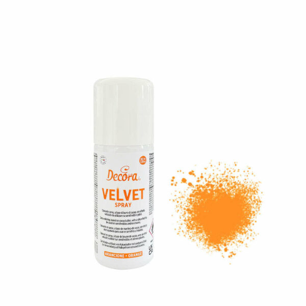 Colorante alimentare spray velvet 100 ml Arancio