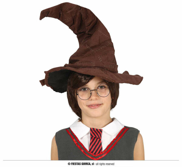 CAPPELLO STREGONE MARRONE PER BAMBINI*