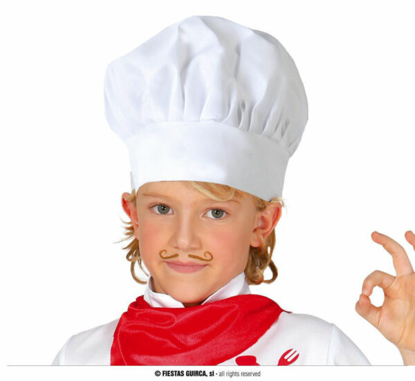 CAPPELLO CUOCO BAMBINO IN TELA*
