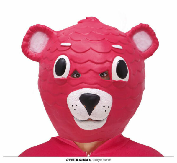 MASCHERA ORSO ROSA IN LATTICE*