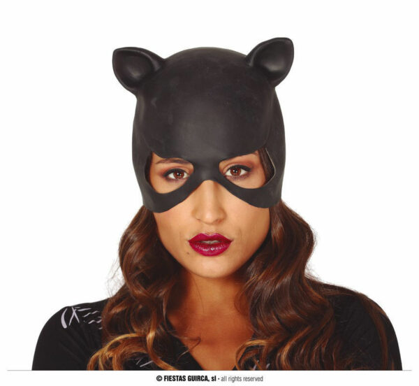 MASCHERA DONNA GATTO LATEX*