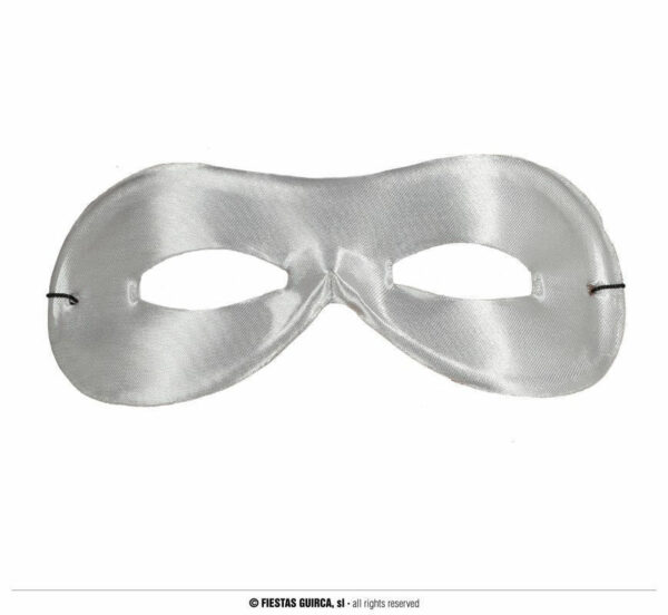 MASCHERA PIERROT BIANCA IN SETA EXTRA*