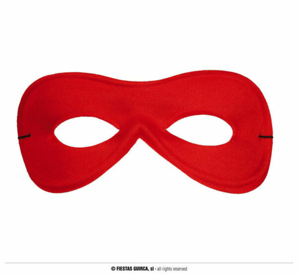 MASCHERA PIERROT ROSSA IN SETA EXTRA*