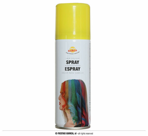 BOTTIGLIA SPRAY FLUORESCENTE GIALLO 125 ML*