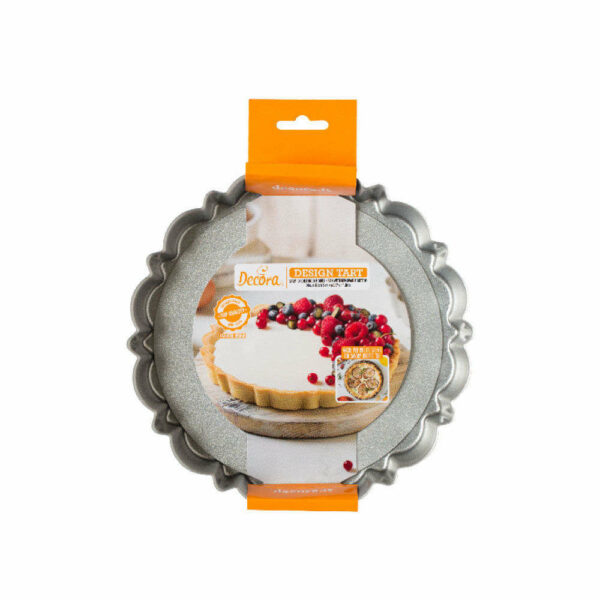 Stampo Crostata fondo mobile diametro 20 cm altezza 3 cm *