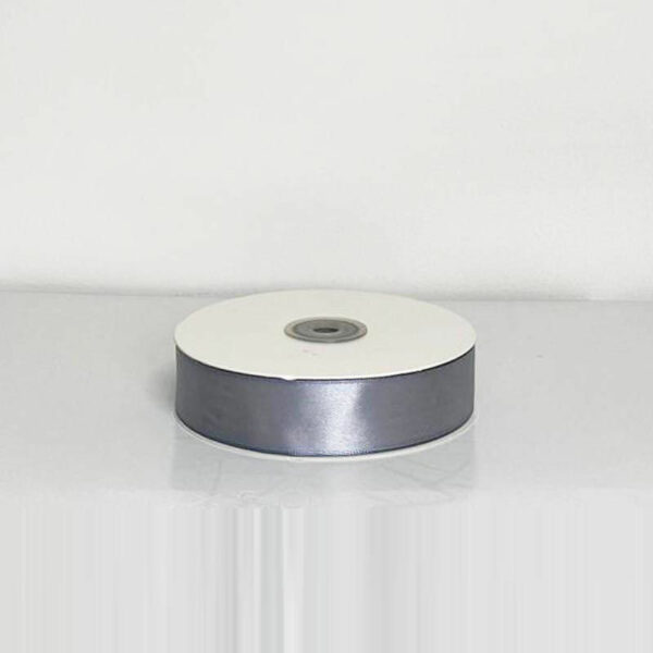 Rotolo Nastro Doppio Raso Argento 25 mm 50 metri *