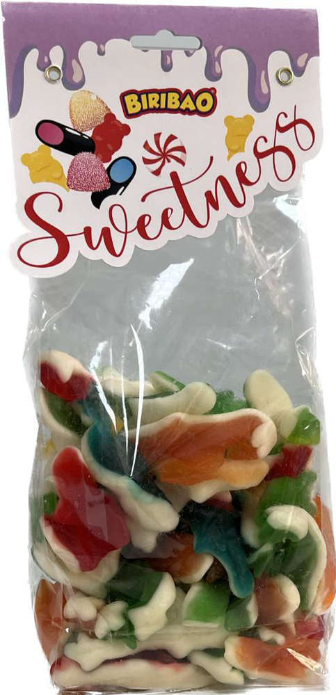 Sacchetto 350 grammi Squali colorati Lucidi *