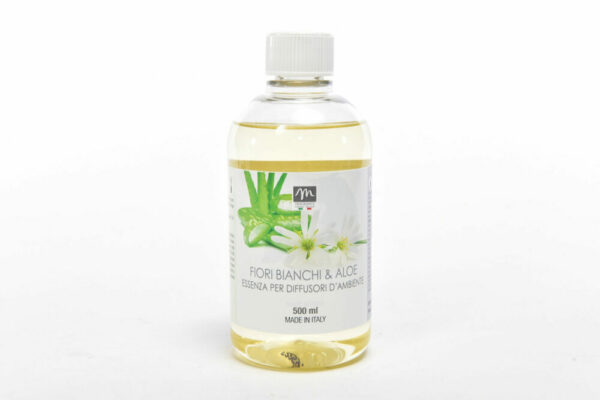 Ricarica per diffusori di essenza 500 ml Aloe e Fiori bianchi *