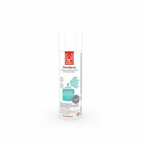 Colorante alimentare Spray Perlato Acquamarina 250 ml
