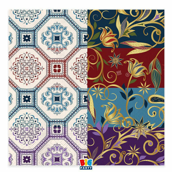 Tovaglioli 33x33 cm Hybrid 16 pezzi *