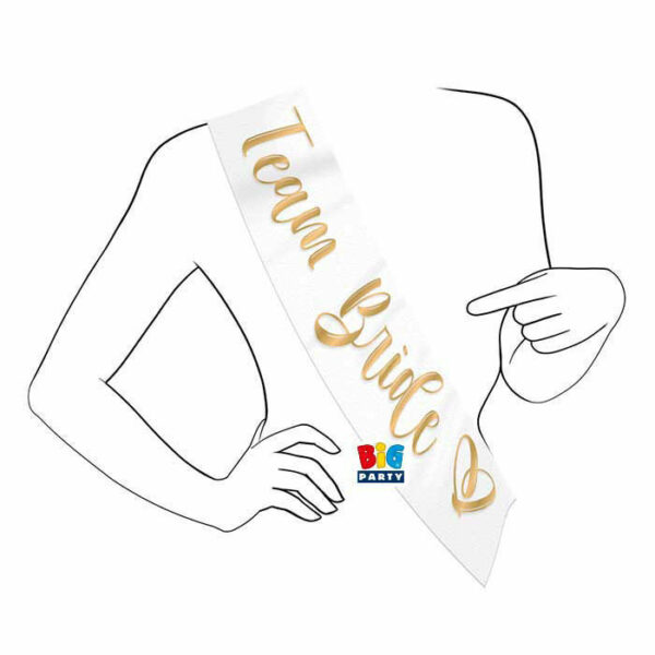Fascia 168 cm Premio Metallizzata Team Bride