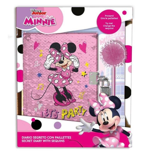 Minnie Diario segreto con paillettes *