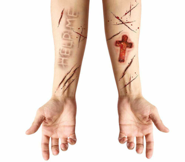 Tatuaggi Adesivi ferita posseduta *