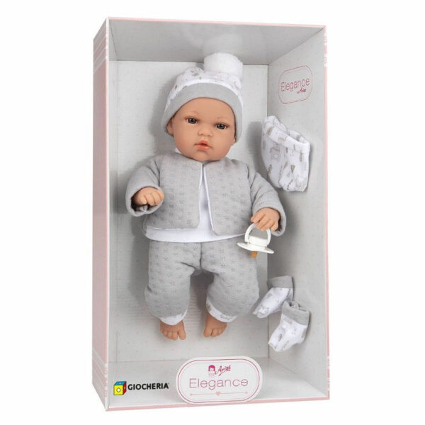 Bebè 33 cm completino grigio *