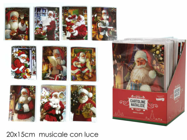 Cartolina Natalizia con musica e rilievo *