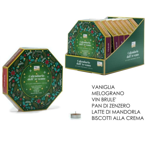 1 Calendario dell'avvento con 24 T-Light