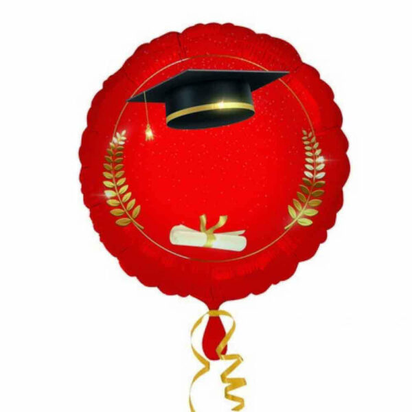 Palloncino 18'' 45 cm Laurea tocco personalizzabile *